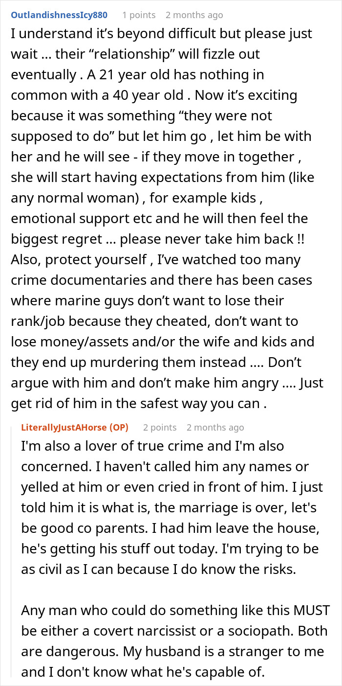 Husband Starts Acting Like A "Psycho" After His Affair With A Younger Coworker Comes To Light Husband Starts Acting Like A "Psycho" After His Affair With A Younger Coworker Comes To Light