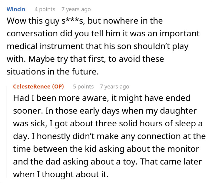 Entitled kid wants heart monitor: Discussion about whether the parent should have specified it was a medical instrument. Entitled kid wants heart monitor: Discussion about whether the parent should have specified it was a medical instrument.