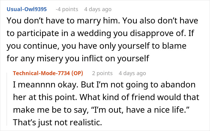 Bride Plans A Forever With A Guy Who Proposed With A String, BFF Is Running Out Of Ways To Say &ldquo;Run&rdquo;