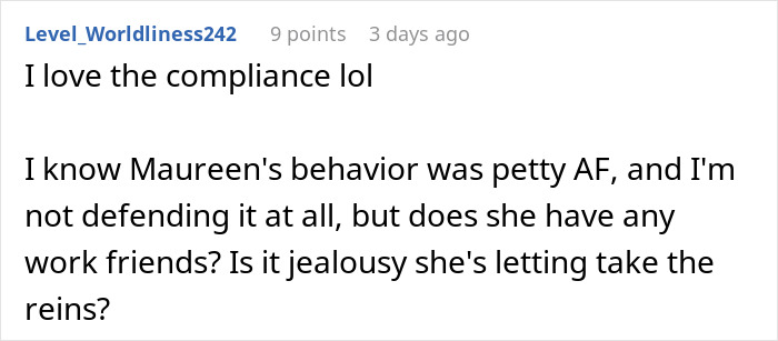 Discussion of employee behavior impacting team area compliance