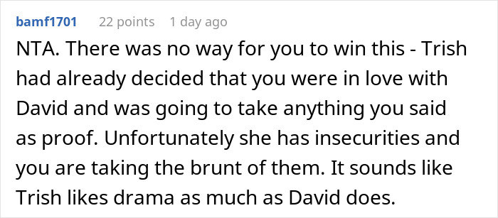 A comment about the bride's insecurities and how she tried to get a love confession from the groom's female bestie. A comment about the bride's insecurities and how she tried to get a love confession from the groom's female bestie.