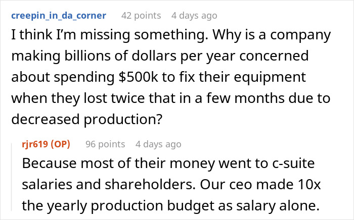 Management Proves They Know Nothing By Trying To Save Money In All The Wrong Places Management Proves They Know Nothing By Trying To Save Money In All The Wrong Places