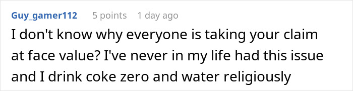Man Drinks Sugar-Free Punch Daily, Realizes It Makes Him Stop Using The Toilet For Over 12 Hours Man Drinks Sugar-Free Punch Daily, Realizes It Makes Him Stop Using The Toilet For Over 12 Hours