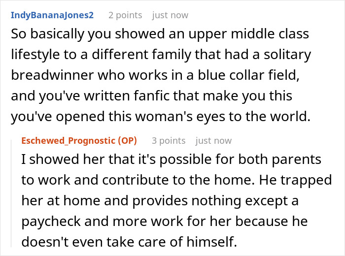 Husband Accidentally Caused Wife's Friend To Divorce Her Husband, Is Very Proud Of It