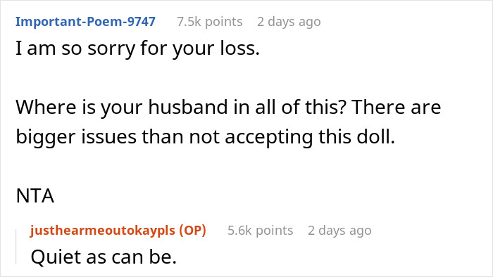 Woman Finds SIL’s Gift During Her Grief Period Insensitive And Disturbing And Somehow Offends Her Woman Finds SIL’s Gift During Her Grief Period Insensitive And Disturbing And Somehow Offends Her