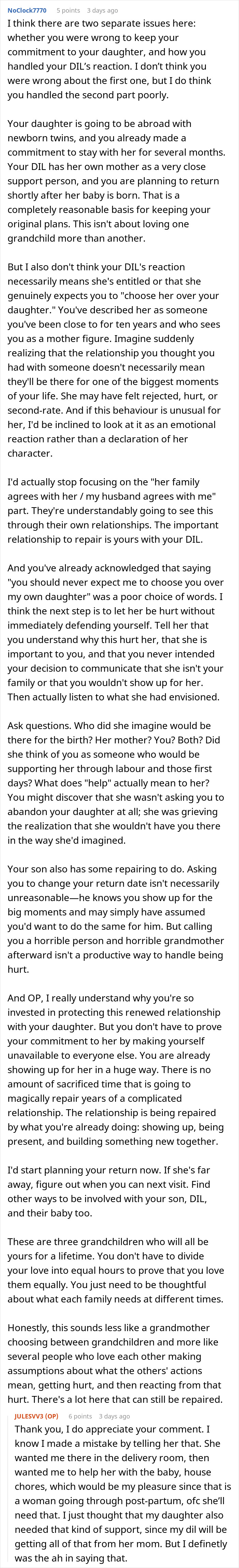 Reddit comments analyzing family dynamics and support after the birth of twin newborns. Reddit comments analyzing family dynamics and support after the birth of twin newborns.