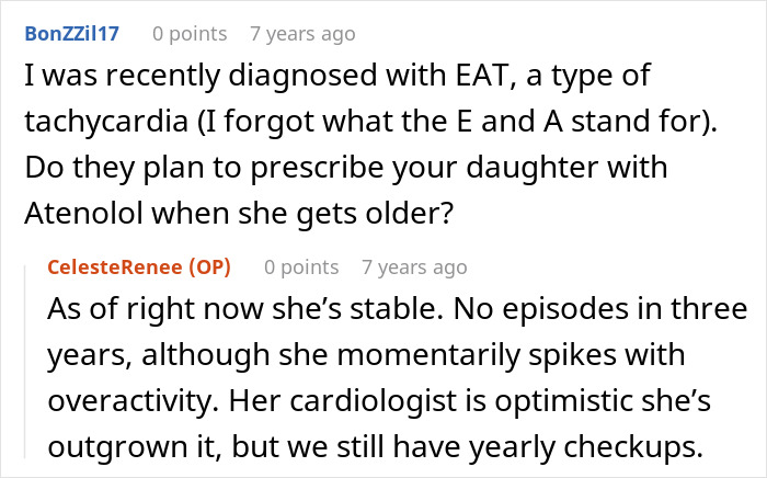 A screenshot showing comments about an entitled kid stealing an ill girl's heart monitor, discussing her diagnosis. A screenshot showing comments about an entitled kid stealing an ill girl's heart monitor, discussing her diagnosis.