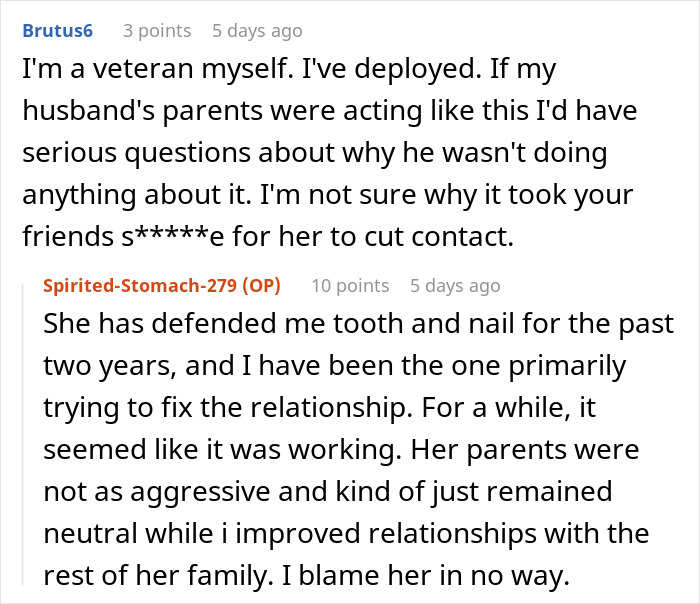 A Reddit discussion about parents creating a Facebook group to ruin their daughter's boyfriend's reputation. A Reddit discussion about parents creating a Facebook group to ruin their daughter's boyfriend's reputation.