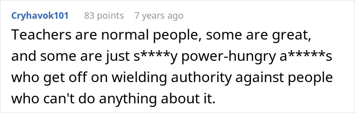 Student finds a perfect way to drive her teacher crazy. A comment about teachers being power-hungry and wielding authority. Student finds a perfect way to drive her teacher crazy. A comment about teachers being power-hungry and wielding authority.