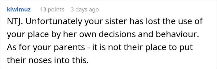 A screenshot of a comment about a bride who hates her sibling's girlfriend and their wedding refusal. A screenshot of a comment about a bride who hates her sibling's girlfriend and their wedding refusal.