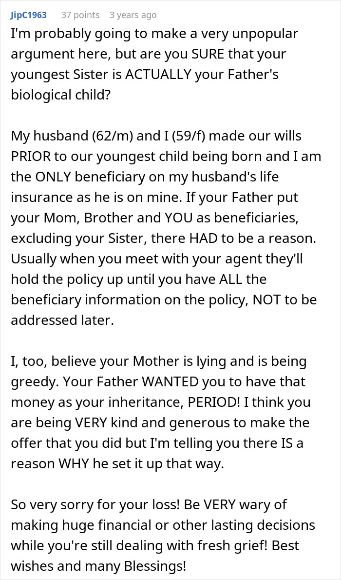 Mom Demands Kids Give Her Their Share Of The Inheritance, Doesn't Like Daughter's Response