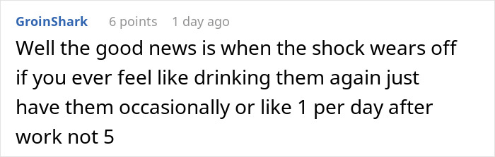 Man Drinks Sugar-Free Punch Daily, Realizes It Makes Him Stop Using The Toilet For Over 12 Hours Man Drinks Sugar-Free Punch Daily, Realizes It Makes Him Stop Using The Toilet For Over 12 Hours