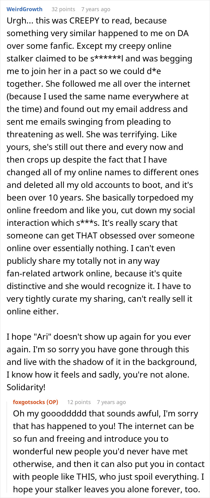 Online Stalker Freaks Out After Woman "Steals" Her Fictional Boyfriend Online Stalker Freaks Out After Woman "Steals" Her Fictional Boyfriend