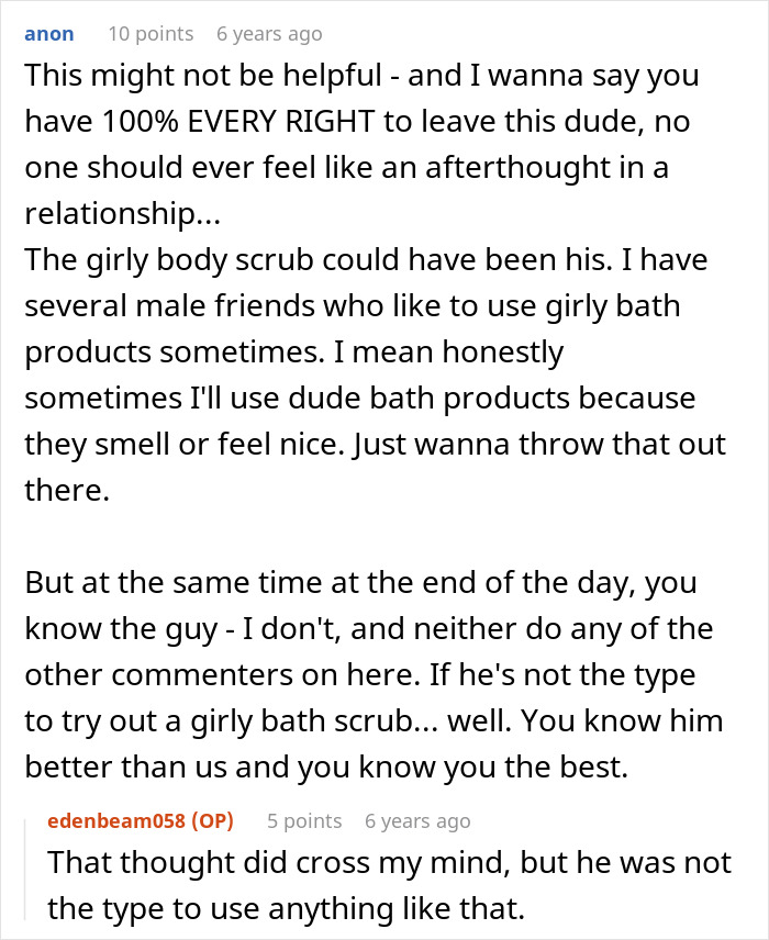 Camellia-Scented Body Scrub Exposes Why Guy Kept Ignoring His GF For Almost 2 Months Camellia-Scented Body Scrub Exposes Why Guy Kept Ignoring His GF For Almost 2 Months