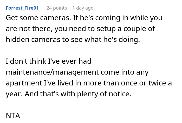 Creepy Landlord Allows Himself Way Too Much And Calls His Tenant Dramatic For Feeling Uncomfortable