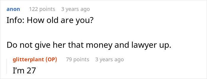 Mom Demands Kids Give Her Their Share Of The Inheritance, Doesn't Like Daughter's Response