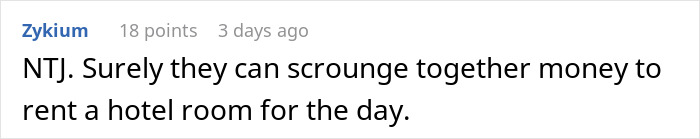 A comment about a bride and sibling's girlfriend, discussing if they can find money for a hotel room for the wedding. A comment about a bride and sibling's girlfriend, discussing if they can find money for a hotel room for the wedding.