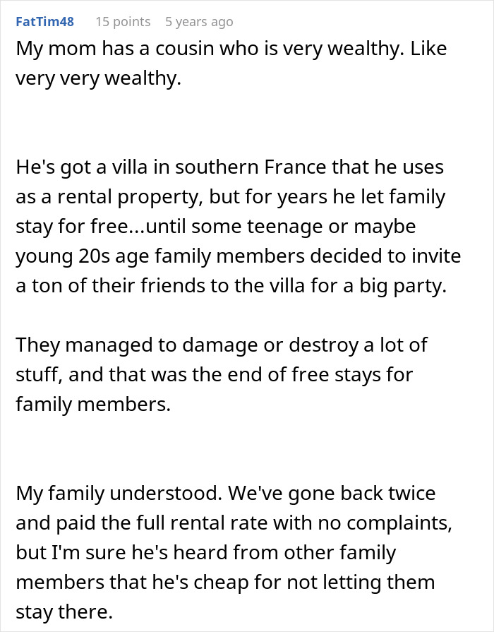 Family Finds Out What Family And Friends Are Saying Behind Their Backs, Shuts Down Their Free B&B Family Finds Out What Family And Friends Are Saying Behind Their Backs, Shuts Down Their Free B&B