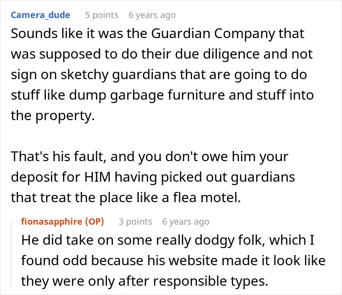 Discussion about a man living in a pub and suing his landlord for refusing to return a deposit. Discussion about a man living in a pub and suing his landlord for refusing to return a deposit.