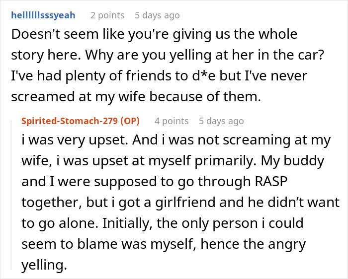 A Reddit comment where a user questions the story behind parents trying to ruin their daughter's boyfriend's reputation. A Reddit comment where a user questions the story behind parents trying to ruin their daughter's boyfriend's reputation.