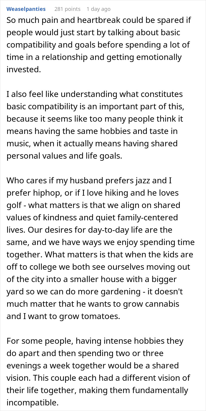 Comment about relationship compatibility and shared life goals in martial arts relationship Comment about relationship compatibility and shared life goals in martial arts relationship