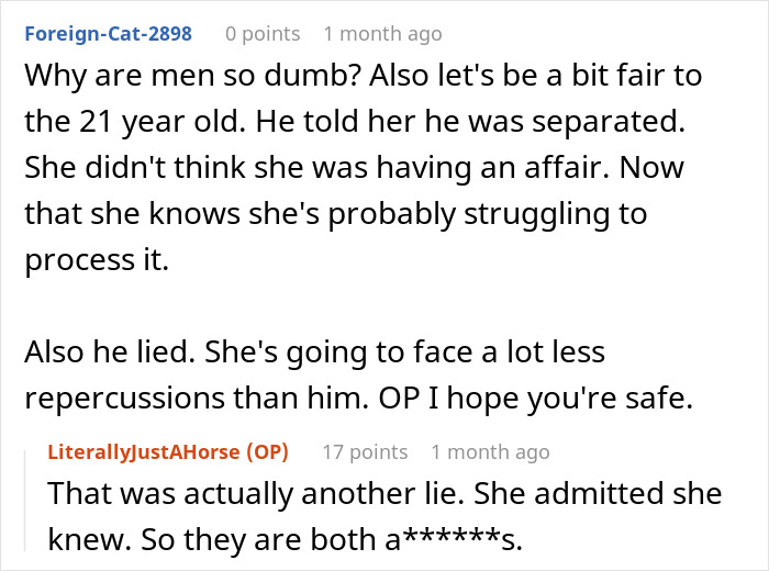 Husband Starts Acting Like A "Psycho" After His Affair With A Younger Coworker Comes To Light Husband Starts Acting Like A "Psycho" After His Affair With A Younger Coworker Comes To Light