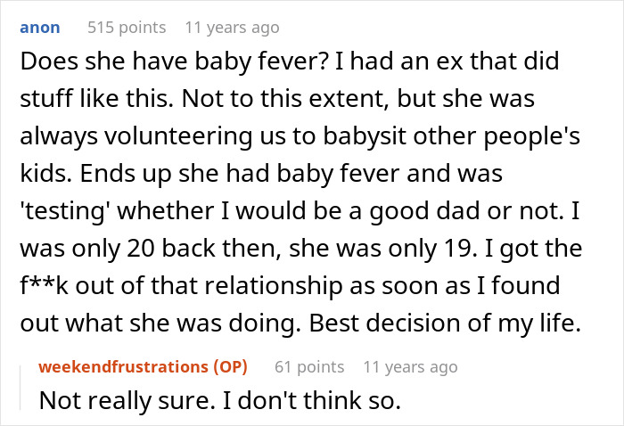 Woman Babysits On Weekends, Her Clueless BF Just Can't Figure Out Why She Keeps Ignoring Him Woman Babysits On Weekends, Her Clueless BF Just Can't Figure Out Why She Keeps Ignoring Him