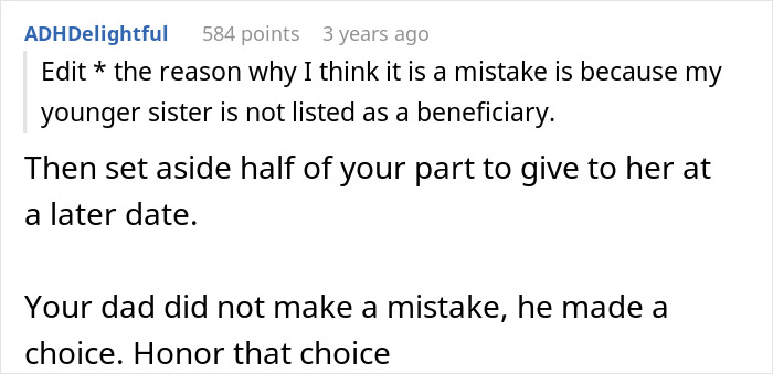 Mom Demands Kids Give Her Their Share Of The Inheritance, Doesn't Like Daughter's Response
