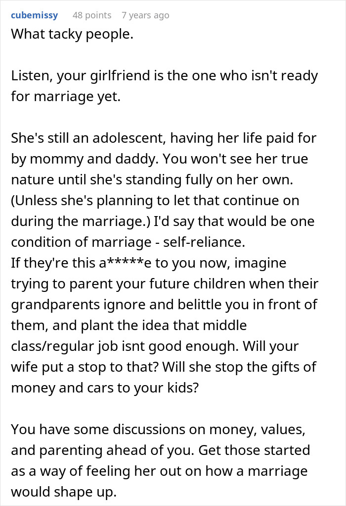 Guy Can't Handle Being With Girlfriend's Rich Family Who Thinks He's A Complete Loser