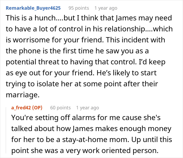 Guy Wonders What's Wrong With Friend's Fiancé After He Suddenly Changes His Behavior Guy Wonders What's Wrong With Friend's Fiancé After He Suddenly Changes His Behavior