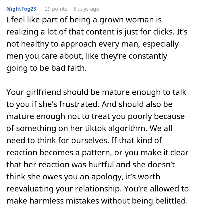 Man Figures That The Source of His Relationship Probelms Is GF Landing On The Wrong Side Of TikTok