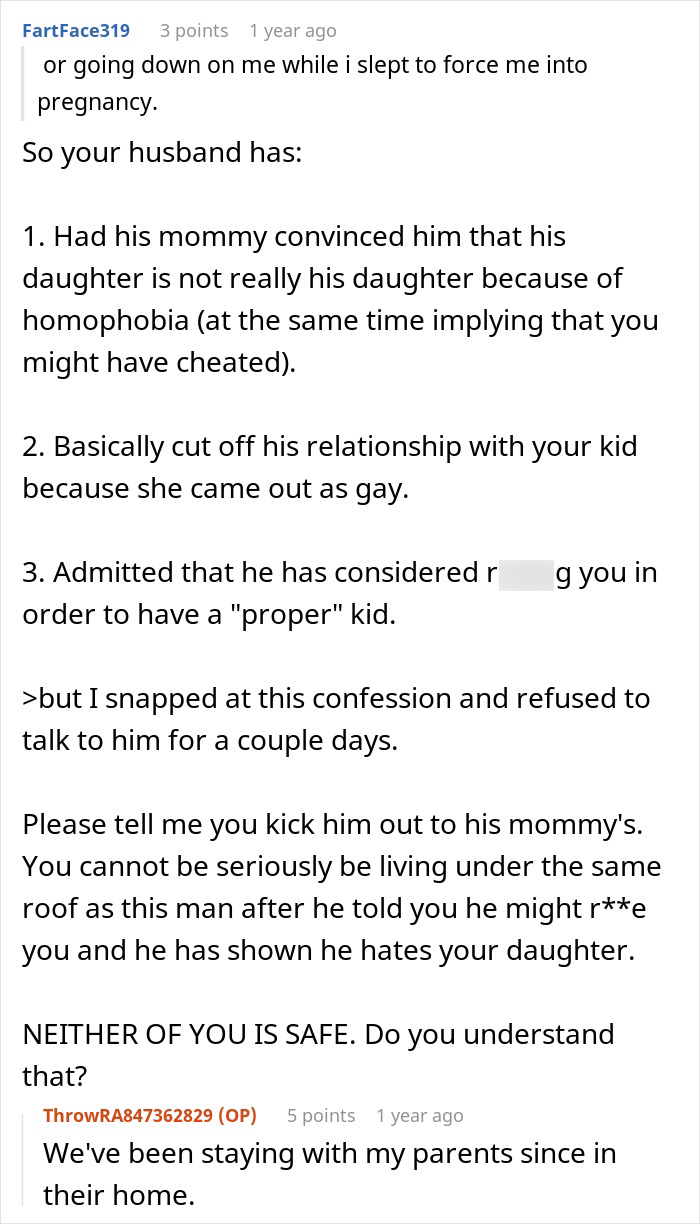 Wife Tells Guy To Cut Ties With Toxic Mom Who Doesn't Accept His Gay Kid, He Falls Into Mom's Trap Wife Tells Guy To Cut Ties With Toxic Mom Who Doesn't Accept His Gay Kid, He Falls Into Mom's Trap