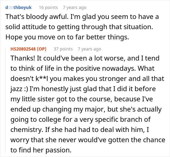 Chauvinist Teacher Turns Student's Life Nightmarish, She Makes Sure High School Gets Rid Of Him Chauvinist Teacher Turns Student's Life Nightmarish, She Makes Sure High School Gets Rid Of Him