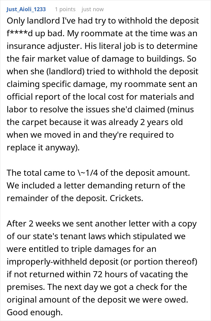 Landlord Left Furious After Person Uses His Words Against Him