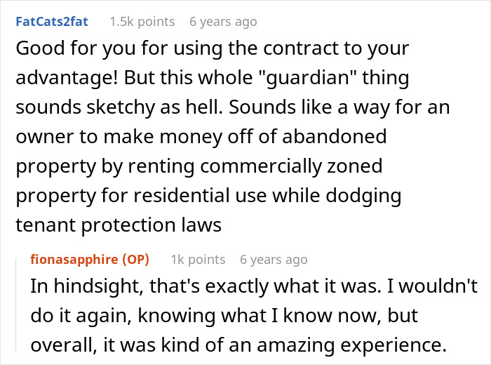 A comment about the landlord deposit dispute, questioning the 'guardian' arrangement for pub living and tenant laws. A comment about the landlord deposit dispute, questioning the 'guardian' arrangement for pub living and tenant laws.