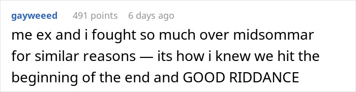 Discussion about fighting over the film Obsession and its impact on relationships