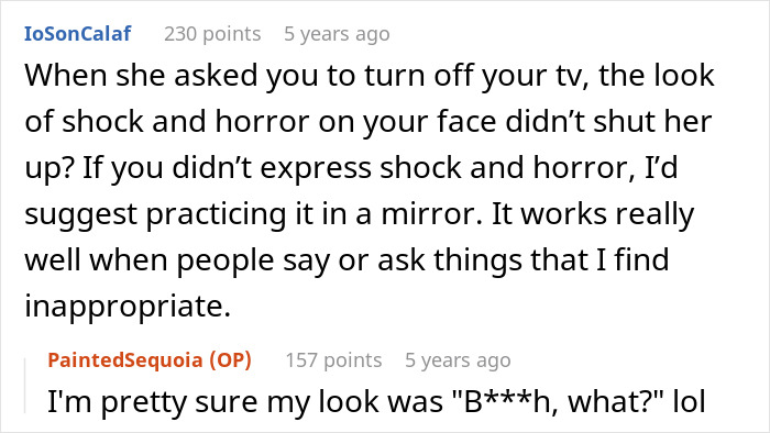 Entitled Woman Grounds 6YO Son, Demands Neighbor Turn Off Her TV So Kid Can't Secretly Watch It Entitled Woman Grounds 6YO Son, Demands Neighbor Turn Off Her TV So Kid Can't Secretly Watch It