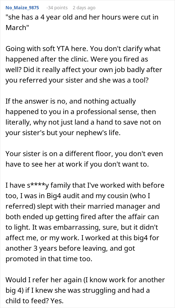 Woman Tells HR She Never Referred Anyone, Starts Massive Family Drama Woman Tells HR She Never Referred Anyone, Starts Massive Family Drama