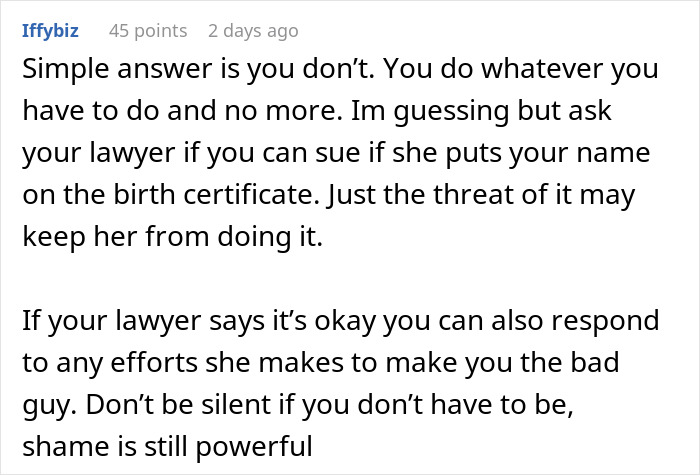 Guy Left Worried His Ex-Wife Will Force Her Affair Baby On Him Guy Left Worried His Ex-Wife Will Force Her Affair Baby On Him
