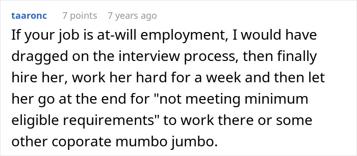 Guy Watches GF’s Coworker Make Her Life Miserable, Takes Revenge As Her Résumé Lands At His Company Guy Watches GF’s Coworker Make Her Life Miserable, Takes Revenge As Her Résumé Lands At His Company