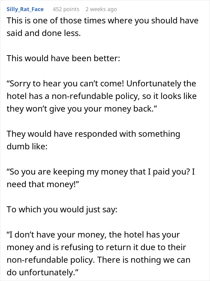 Entitled Friend Backs Out Of Trip, Starts Blaming Everyone And Making Demands Entitled Friend Backs Out Of Trip, Starts Blaming Everyone And Making Demands