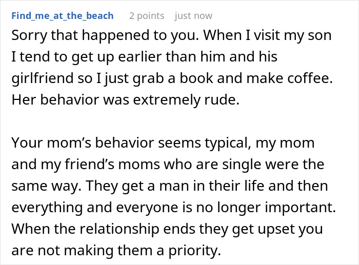 Mom Thinks Her Son And His Wife Should Live By Her Rules While She's Visiting Mom Thinks Her Son And His Wife Should Live By Her Rules While She's Visiting