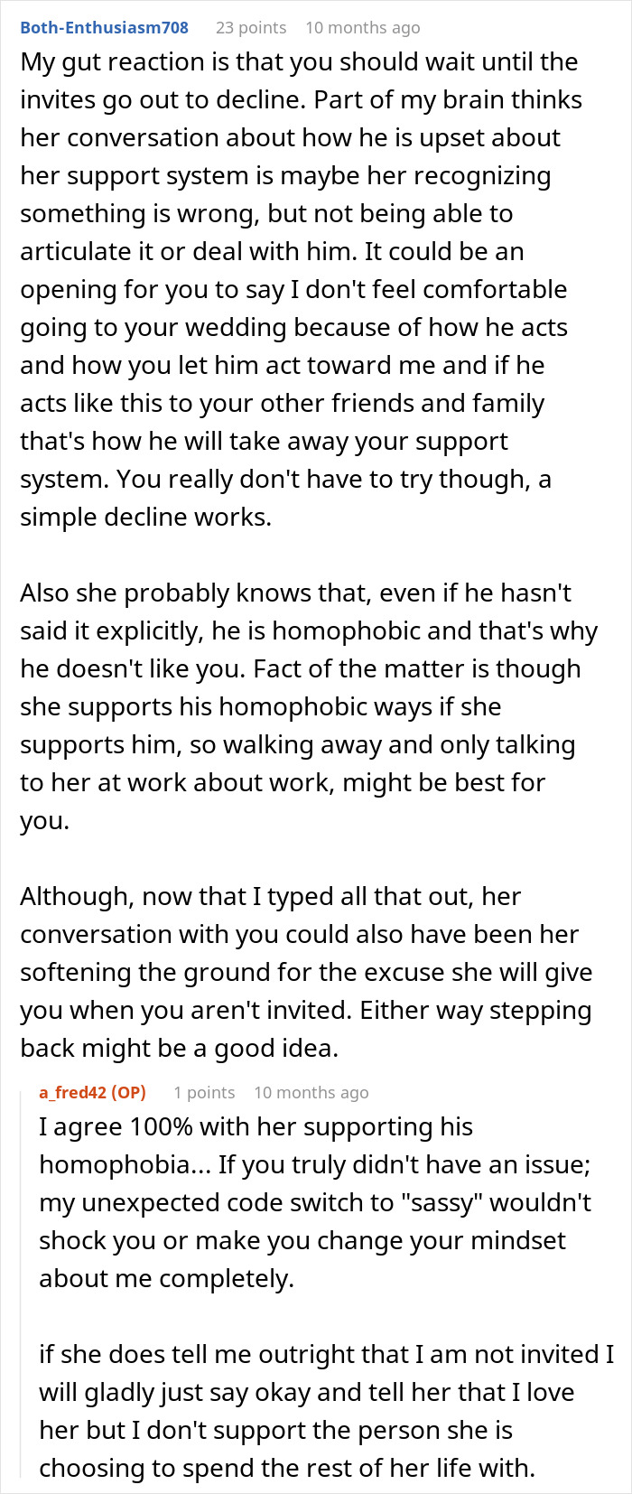 Guy Wonders What's Wrong With Friend's Fiancé After He Suddenly Changes His Behavior Guy Wonders What's Wrong With Friend's Fiancé After He Suddenly Changes His Behavior