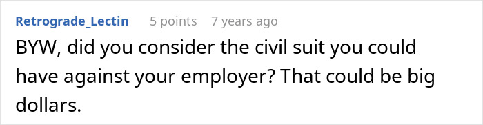 Woman Finally Takes Revenge Against Creepy Male Coworkers After HR Does Nothing Woman Finally Takes Revenge Against Creepy Male Coworkers After HR Does Nothing