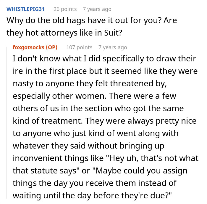Reddit comment screenshot, where employee discusses supervisors trying to make employee look bad, making them look even worse. Reddit comment screenshot, where employee discusses supervisors trying to make employee look bad, making them look even worse.