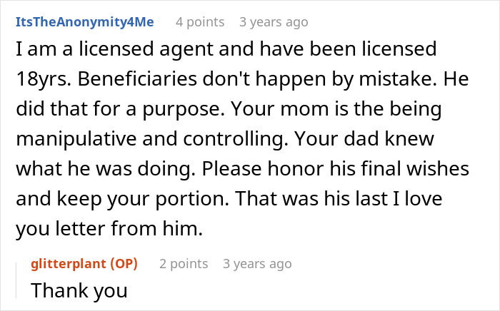 Mom Demands Kids Give Her Their Share Of The Inheritance, Doesn't Like Daughter's Response