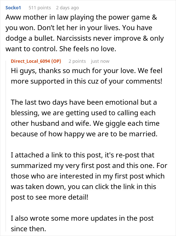 Bride Is Told She "Doesn't Need" A White Dress, Then Sees What Her MIL Plans To Wear To The Ceremony
