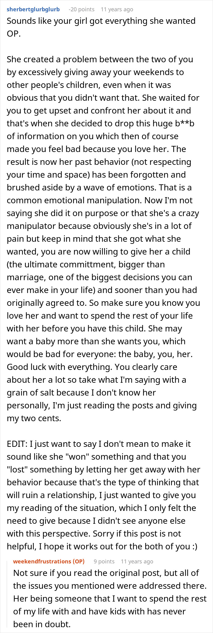 Woman Babysits On Weekends, Her Clueless BF Just Can't Figure Out Why She Keeps Ignoring Him Woman Babysits On Weekends, Her Clueless BF Just Can't Figure Out Why She Keeps Ignoring Him