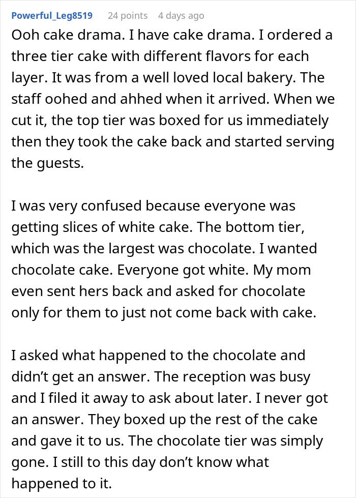 A 28-Year-Old Wedding Cake Mystery Gets Accidentally Solved, Leaves Bride Even More Upset