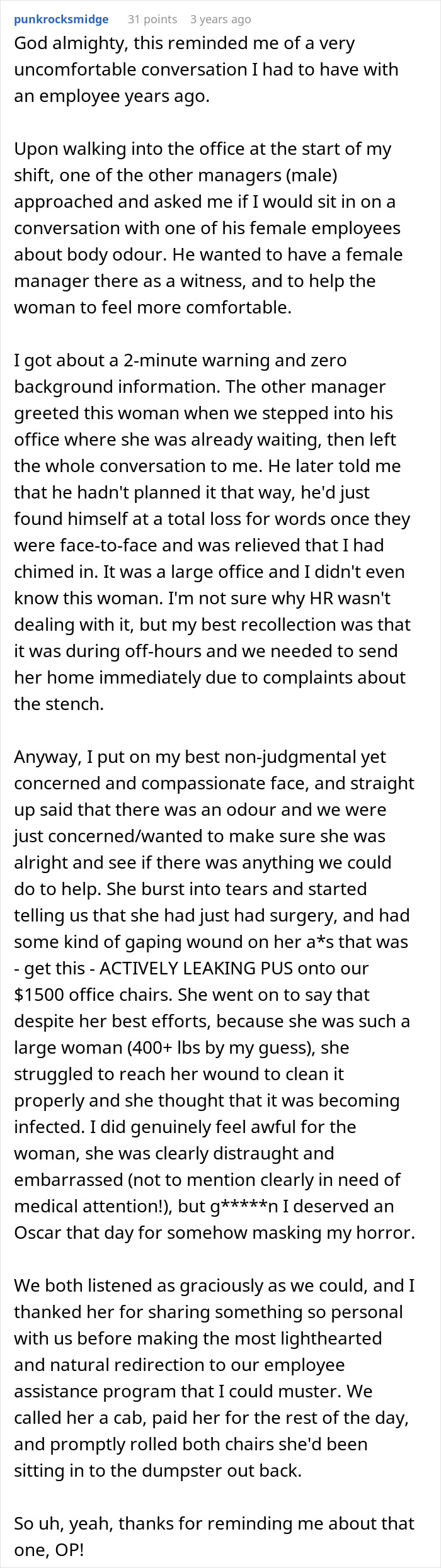 Friend’s Musty Smell Starts Clearing Rooms, Woman Dreads Being The One Who Finally Tells Her Friend’s Musty Smell Starts Clearing Rooms, Woman Dreads Being The One Who Finally Tells Her